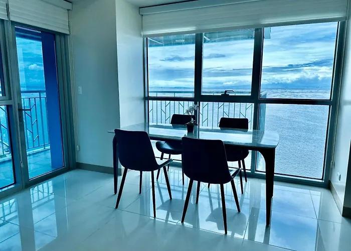 Bayshore 3br Seaview Beside Okada Bay Sunset Airport Moa Apartment *