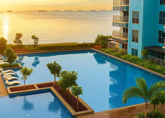 Bayshore 3br Seaview Beside Okada Bay Sunset Airport Moa *
